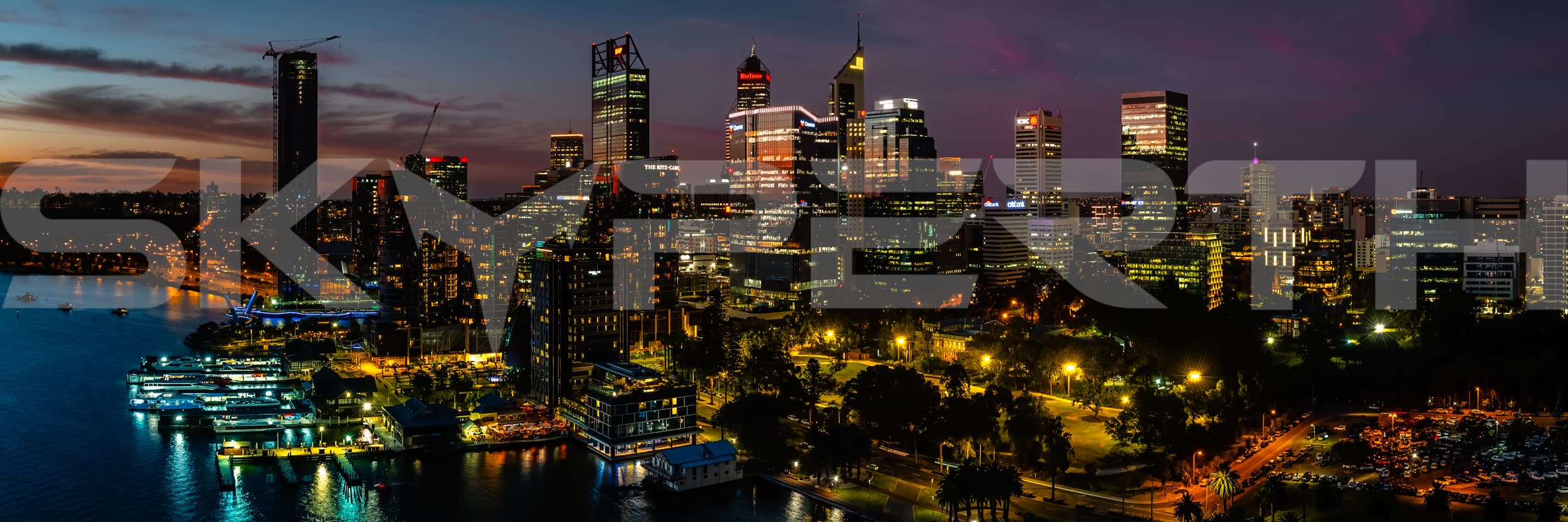 Twilight Sparkle over Perth CBD