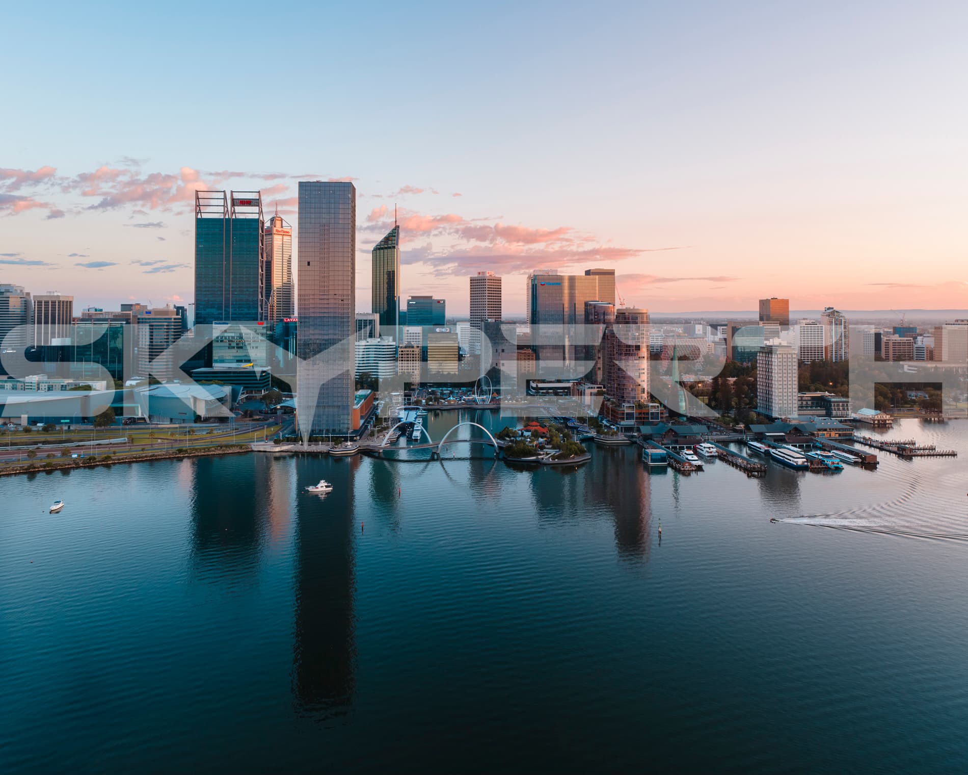 Tranquil Morning Over Swan River – Perth City