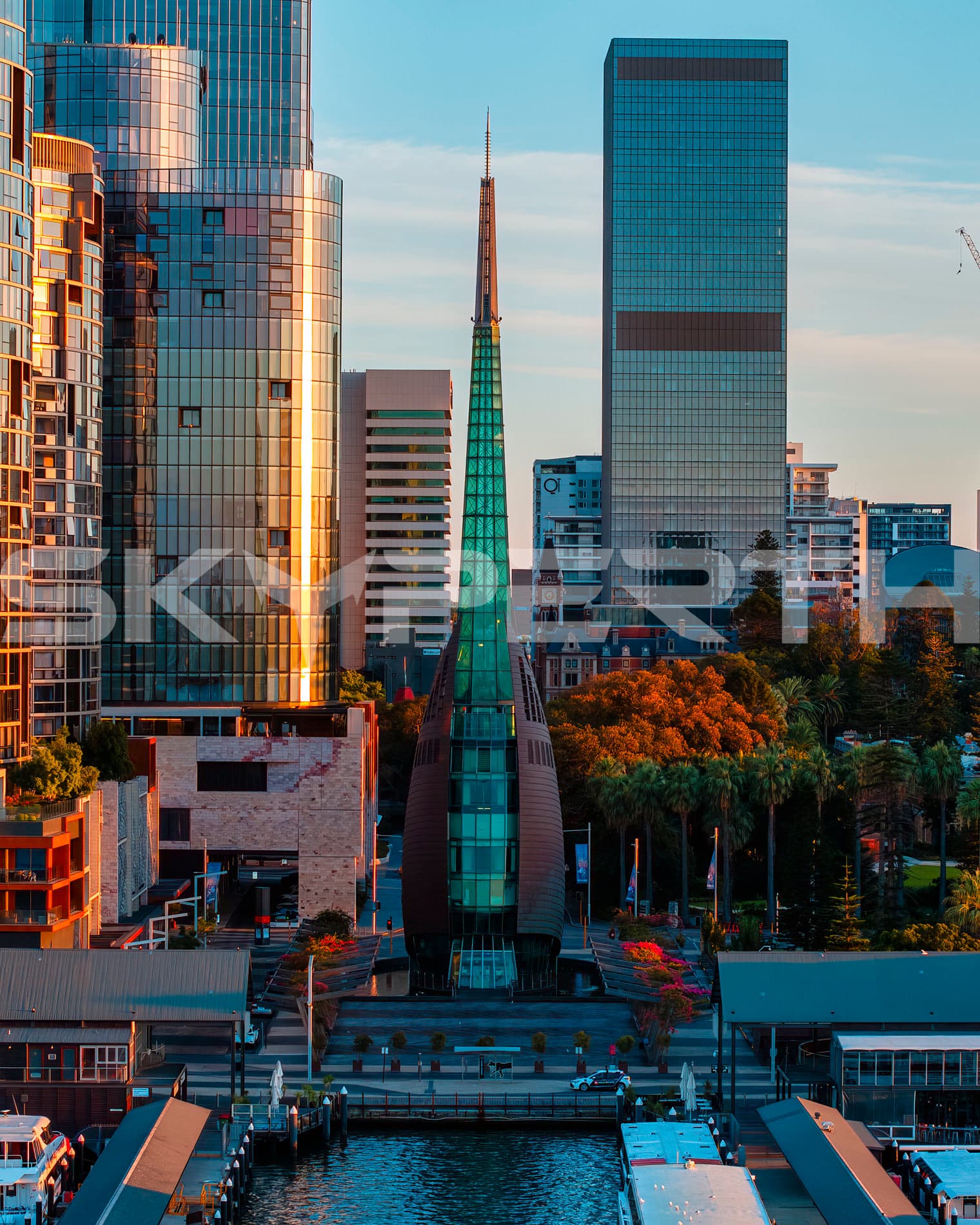 Bell Tower Sunrise Focus – Perth City