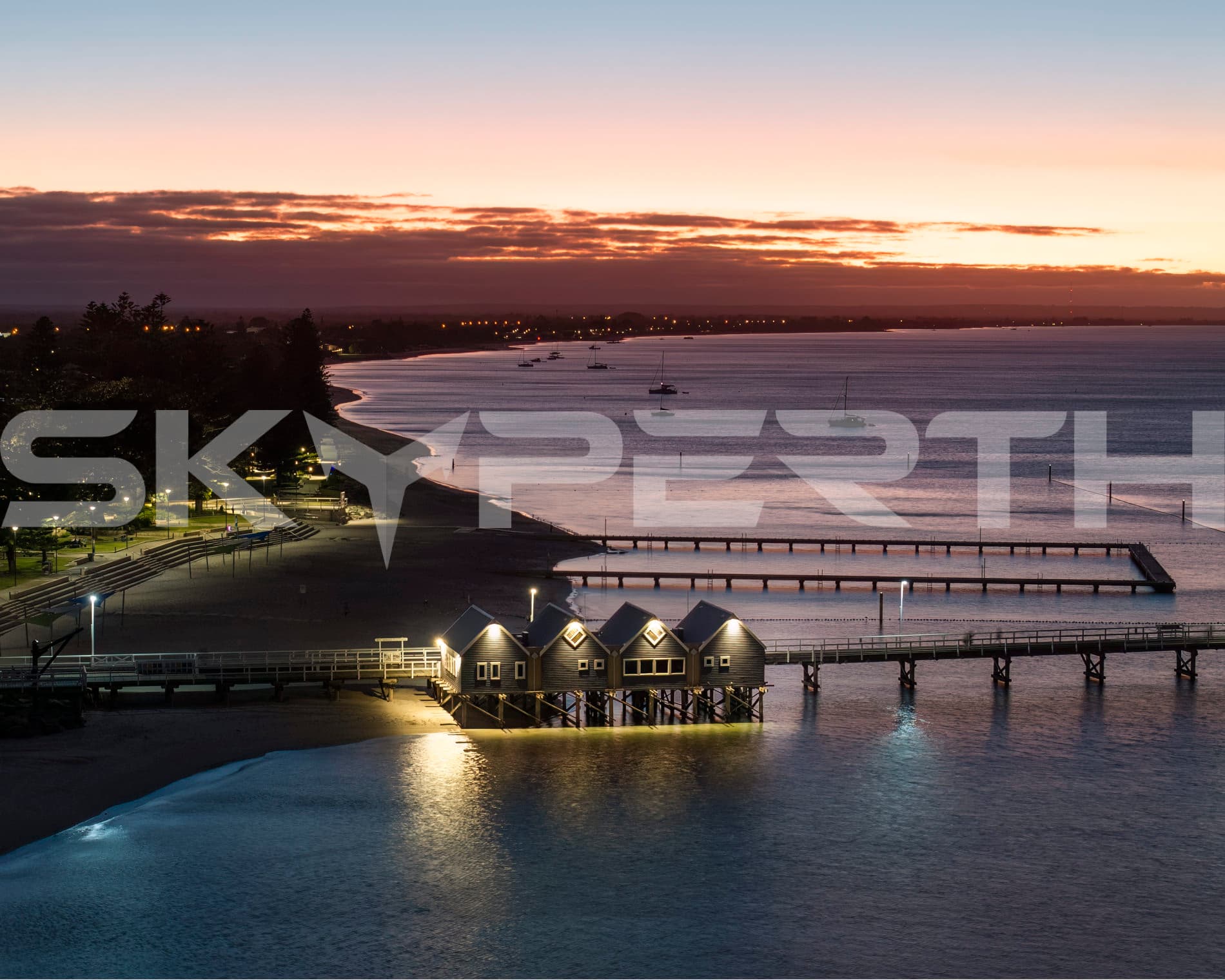 Sunset Reflections at Busselton Jetty