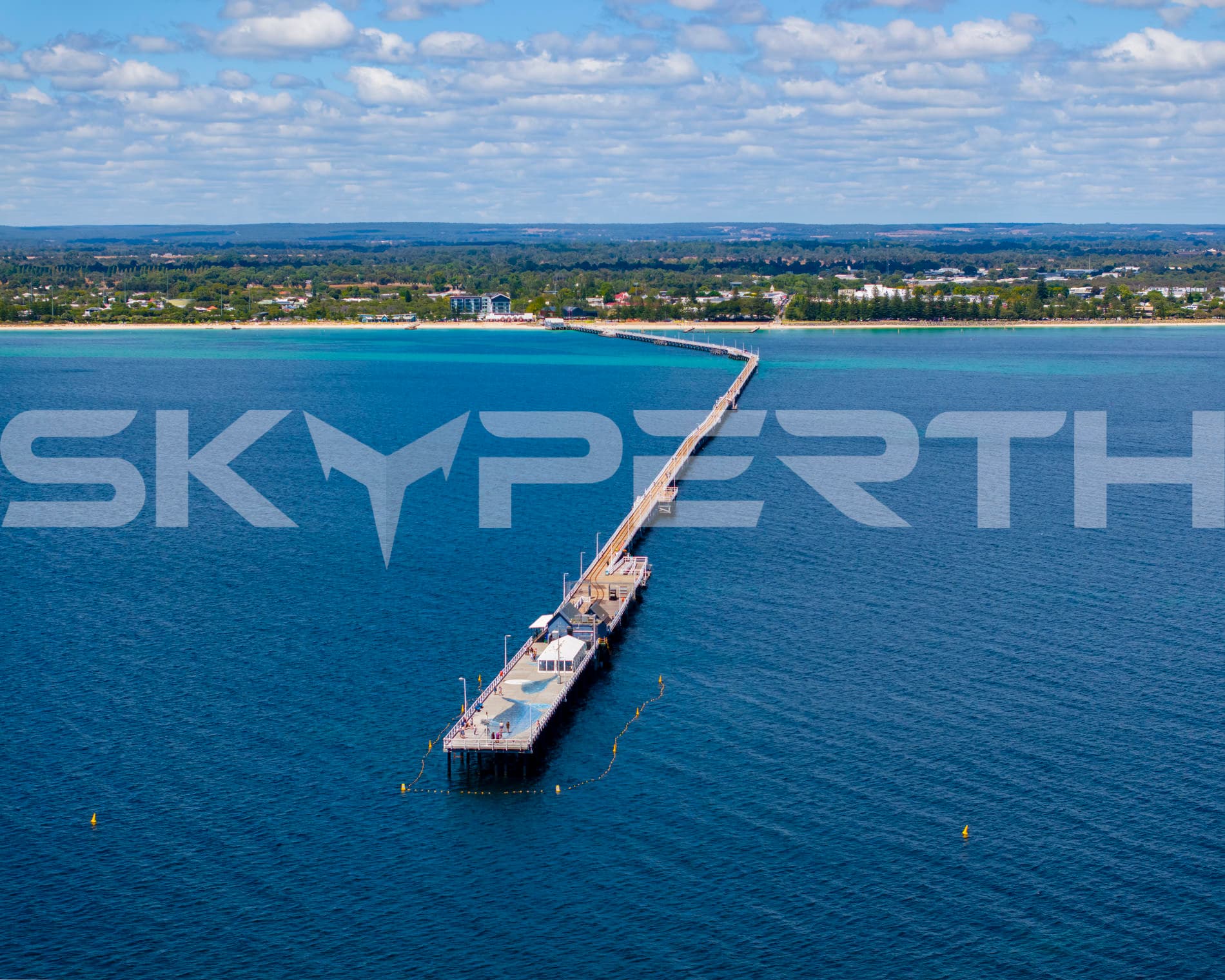 Aerial View of Busselton Jetty